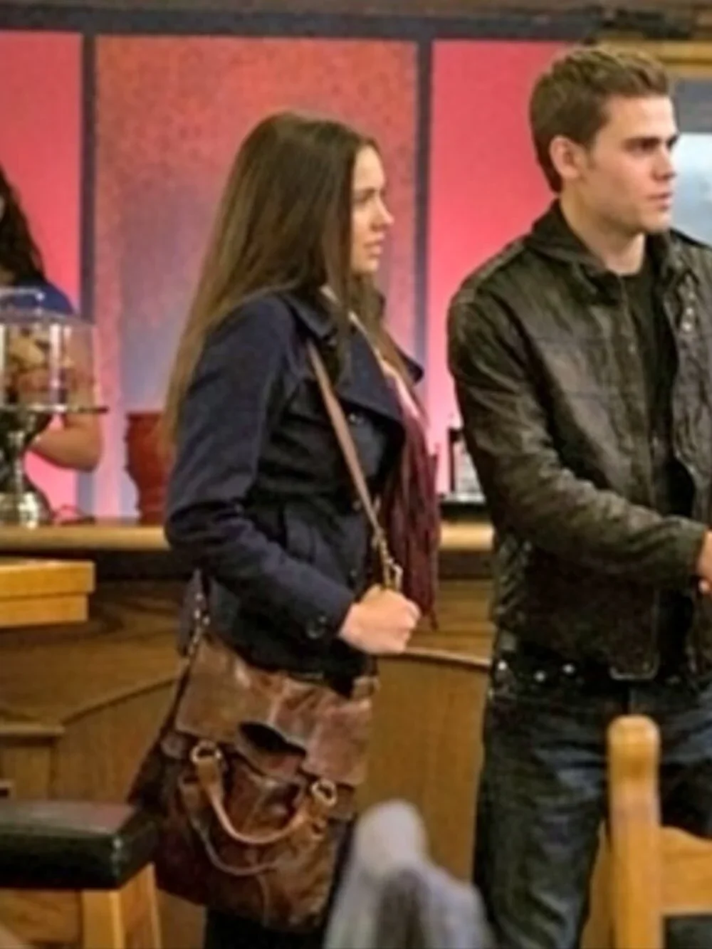 ASO ELENA GILBERT THE VAMPIRE DIARIES TVD Abbey Road Fold Over Leather Bag RARE